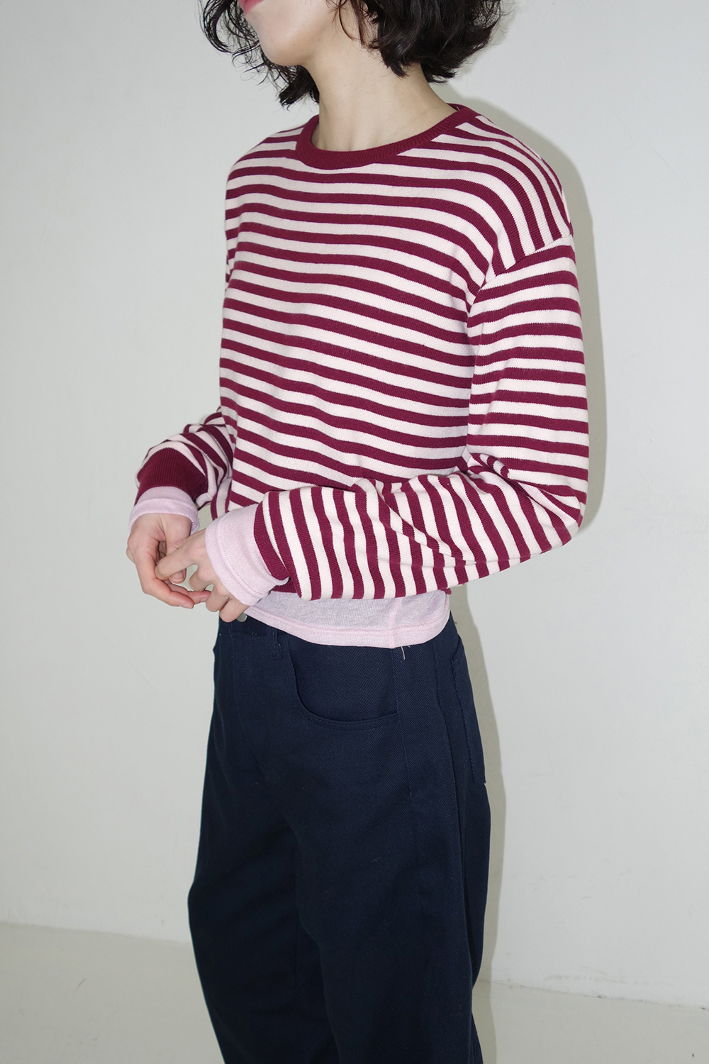 바지 모델 착용 이미지-S2L49