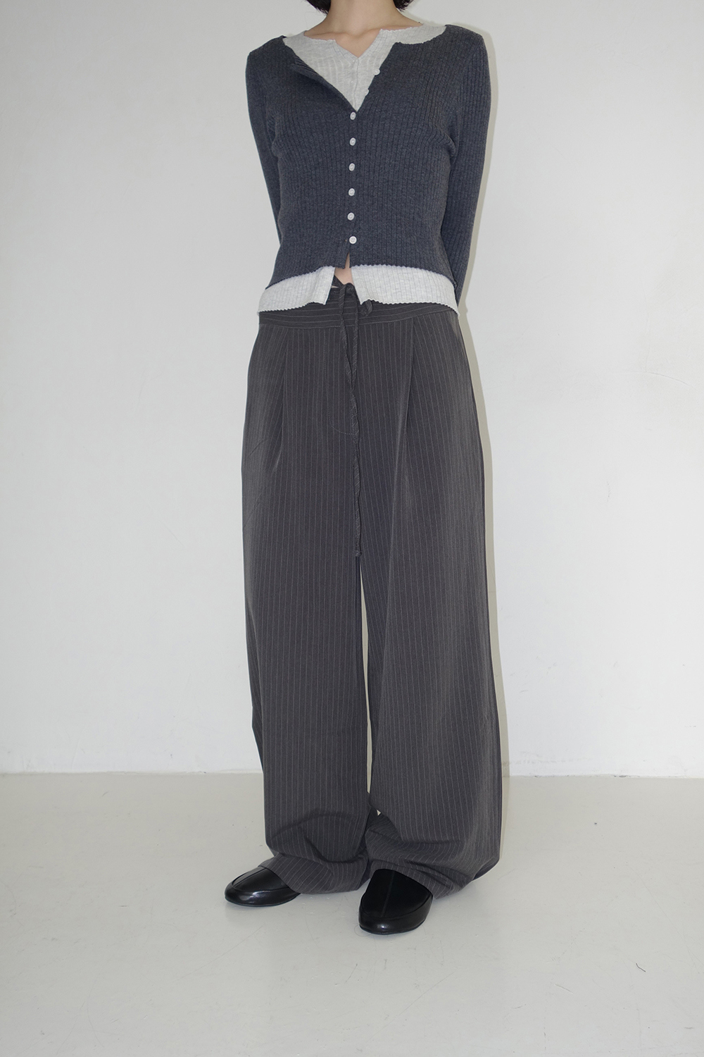 카디건 모델 착용 이미지-S1L76