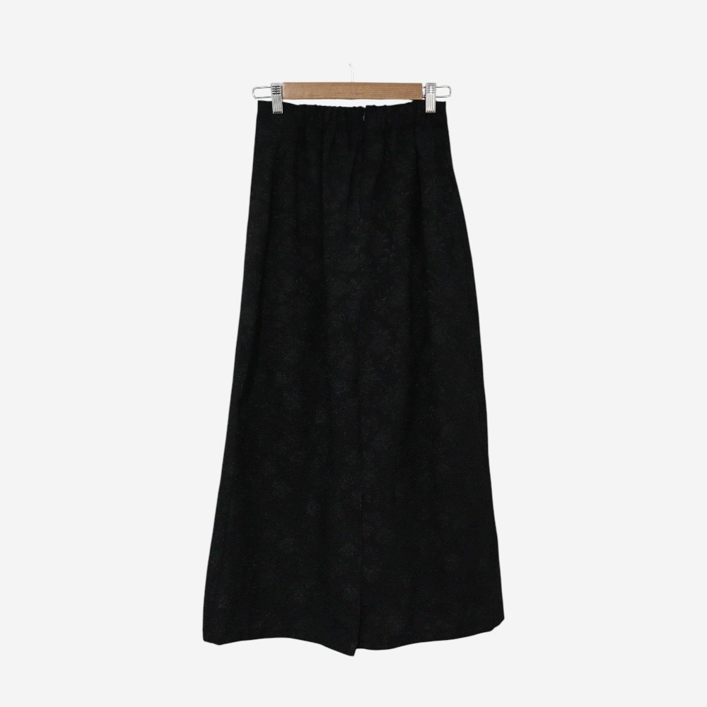 롱 스커트 차콜 색상 이미지-S1L43