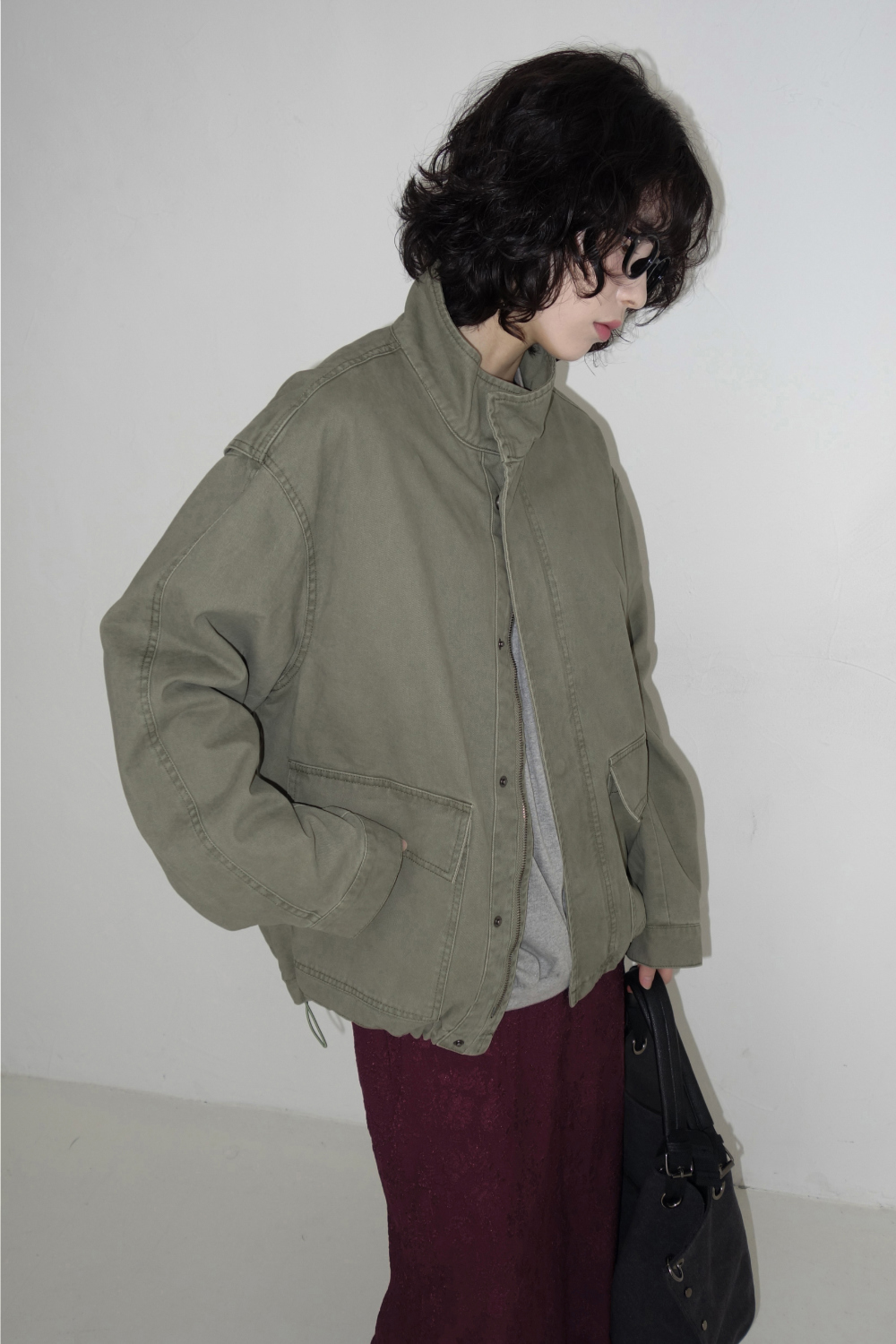 롱 스커트 모델 착용 이미지-S2L26