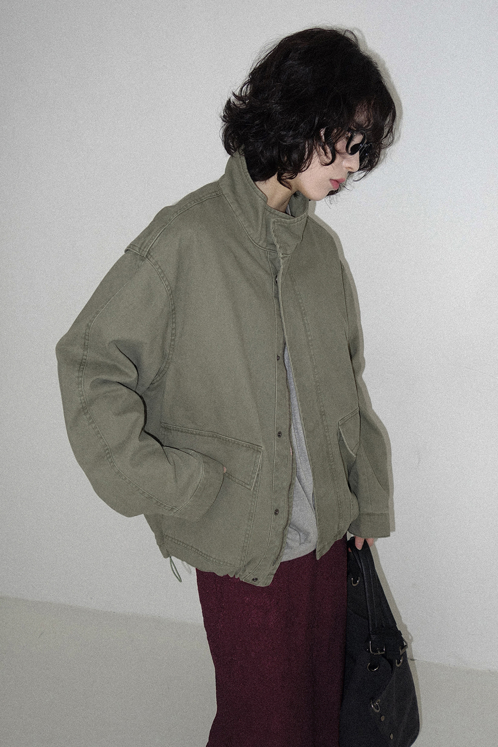 롱 스커트 모델 착용 이미지-S2L9