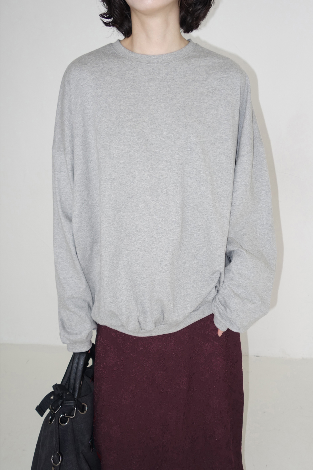 롱 스커트 모델 착용 이미지-S2L33