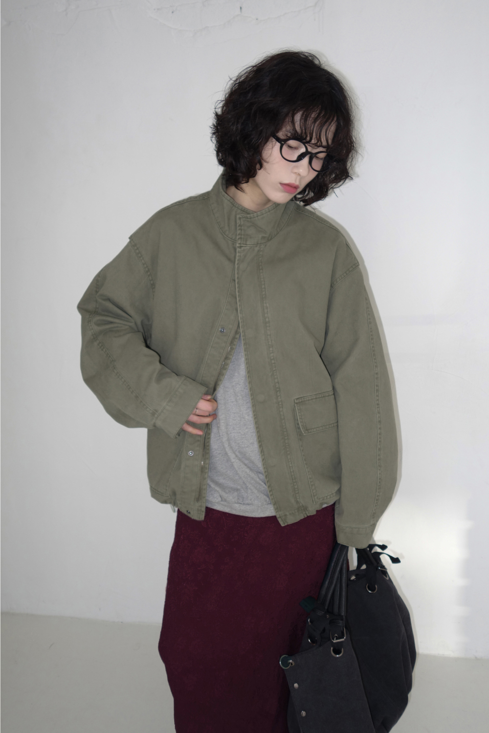 롱 스커트 모델 착용 이미지-S2L23