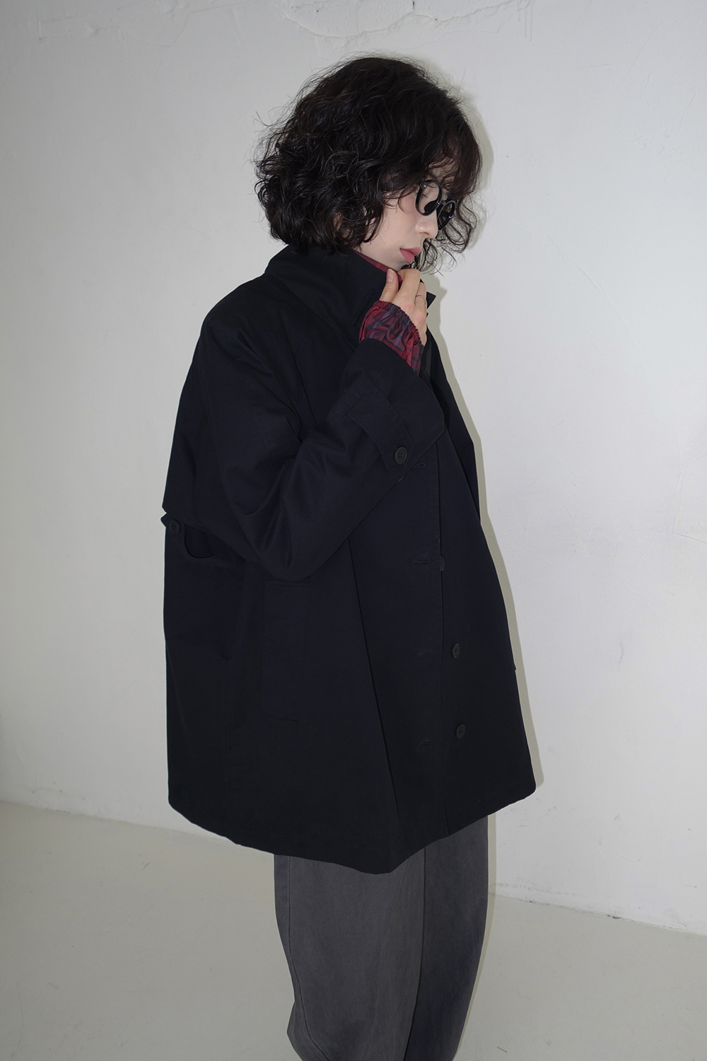 코트 모델 착용 이미지-S1L28