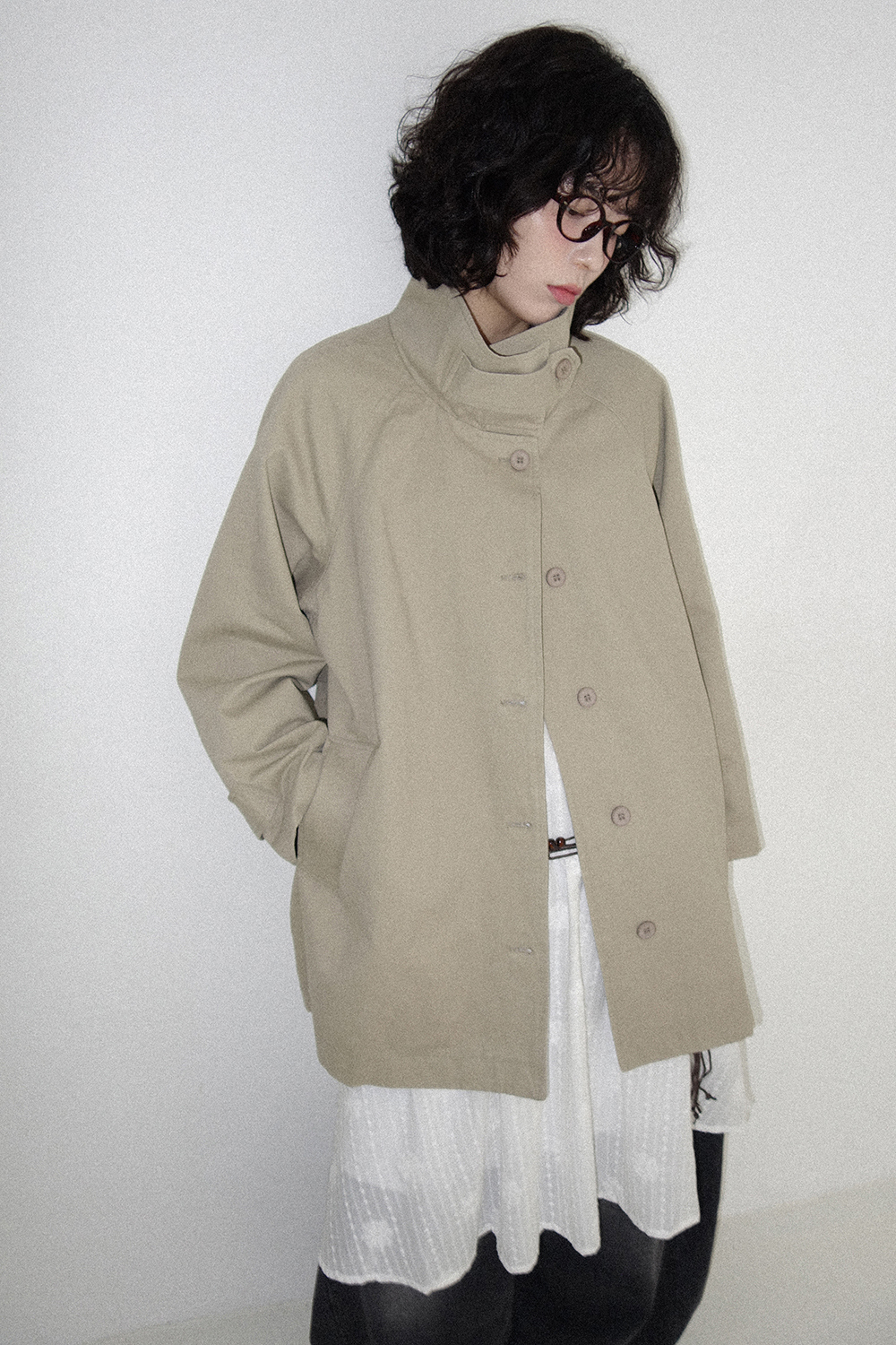 코트 모델 착용 이미지-S1L25