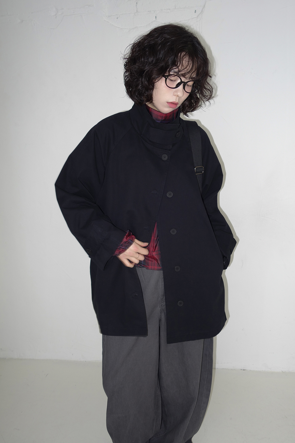 코트 모델 착용 이미지-S1L27