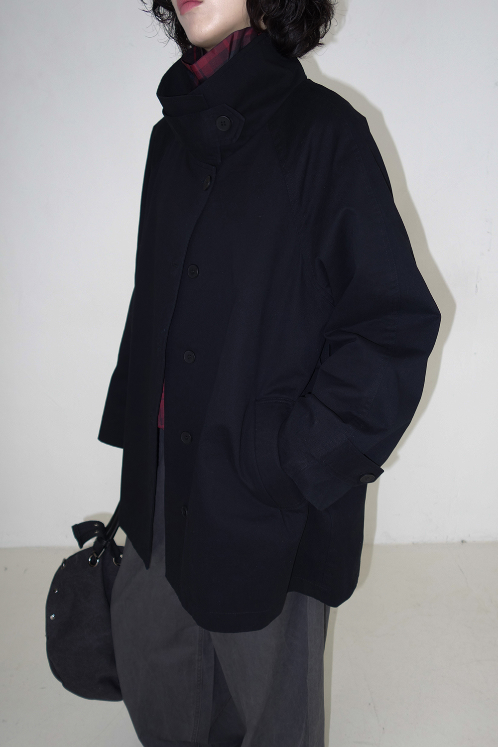 코트 모델 착용 이미지-S1L35