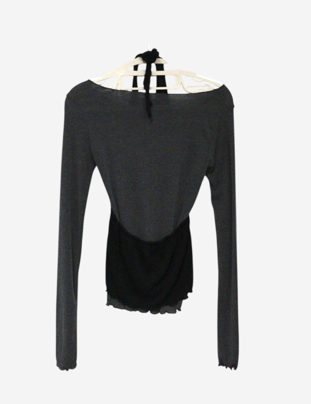 긴팔 티셔츠 차콜 색상 이미지-S1L39