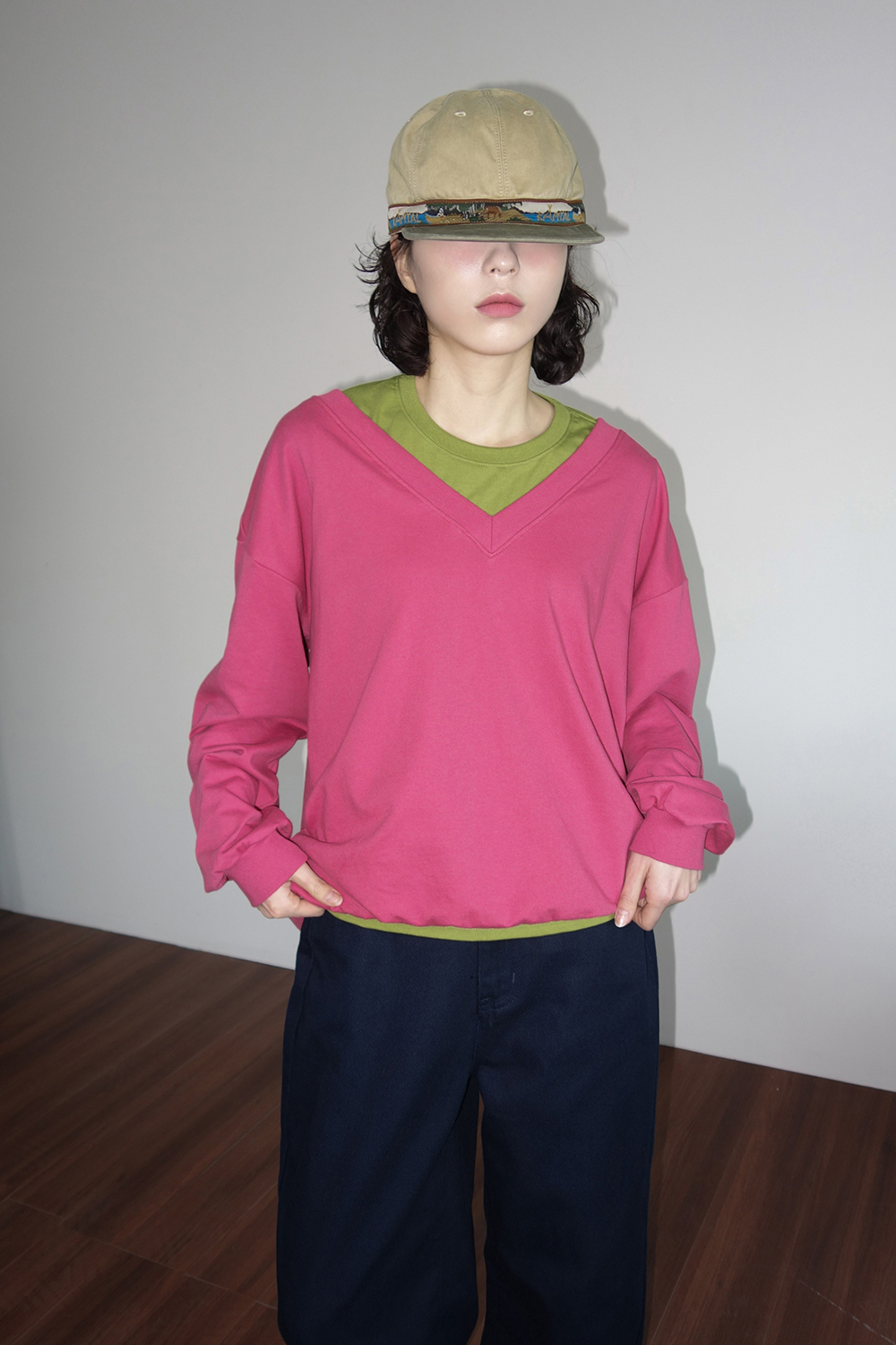 재킷 모델 착용 이미지-S1L16