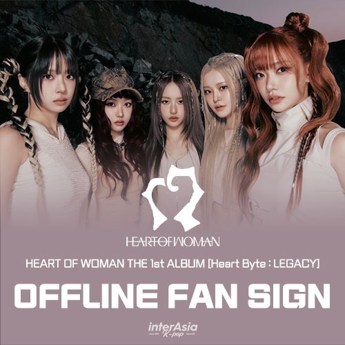 7/5 HEART OF WOMAN (하트오브우먼) - THE 1st ALBUM [Heart Byte : LEGACY] (Golden Era ver.) 대면 팬사인회 이벤트