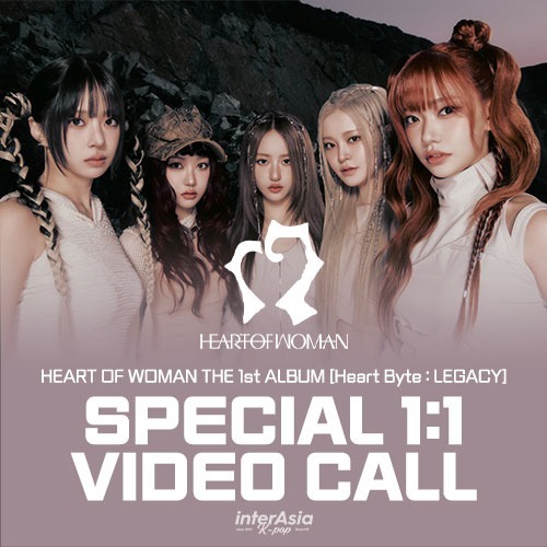 10/8 HEART OF WOMAN (하트오브우먼) - THE 1st ALBUM [Heart Byte : LEGACY] (Golden Era ver.) 스페셜 1:1 영상통화 이벤트