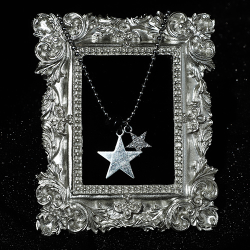 White Y2K Star Necklace