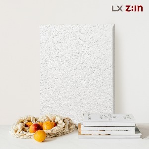 LX 고급 실크벽지 디아망 PR034-01 리얼 회벽 매트 화이트 두꺼운 포인트 셀프 벽지 친환경 1롤 5평