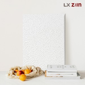 LX 고급 실크벽지 디아망 PR027-01 모던페인팅 화이트 두꺼운 포인트 셀프 벽지 친환경 1롤 5평