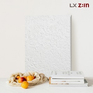 LX 고급 실크벽지 디아망 PR002-10 회벽 퓨어화이트 두꺼운 포인트 셀프 벽지 친환경 1롤 5평
