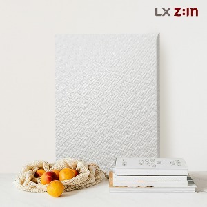 LX 고급 실크벽지 디아망 PR023-01 니트 블랭킷 화이트 두꺼운 포인트 셀프 벽지 친환경 1롤 5평