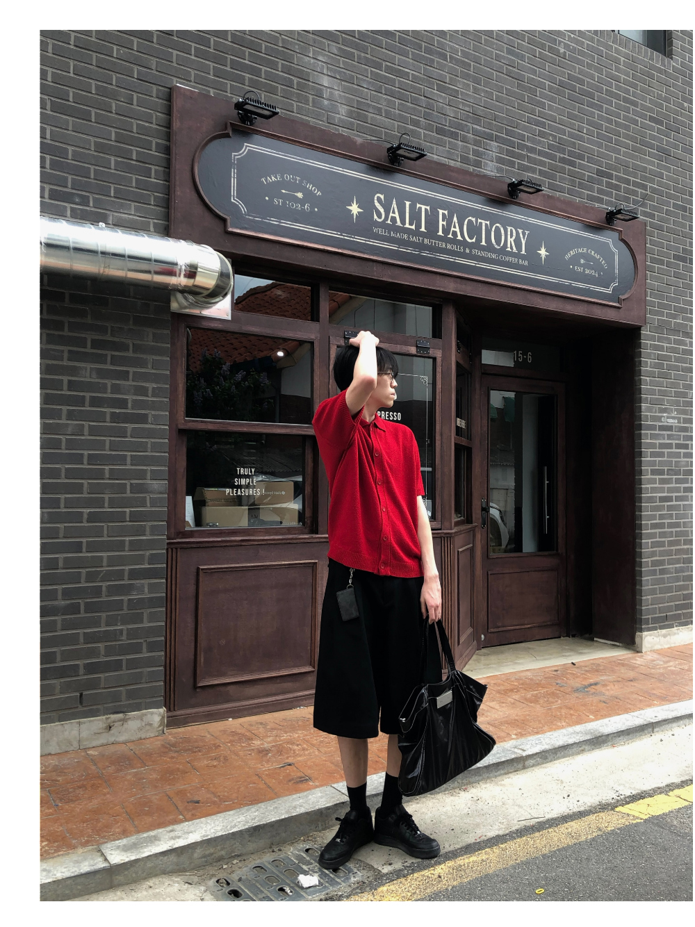 미니 스커트 모델 착용 이미지-S2L9