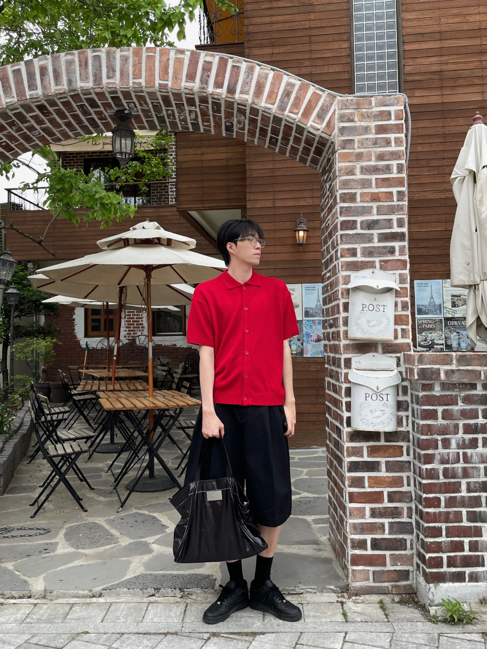 미니 스커트 모델 착용 이미지-S2L11