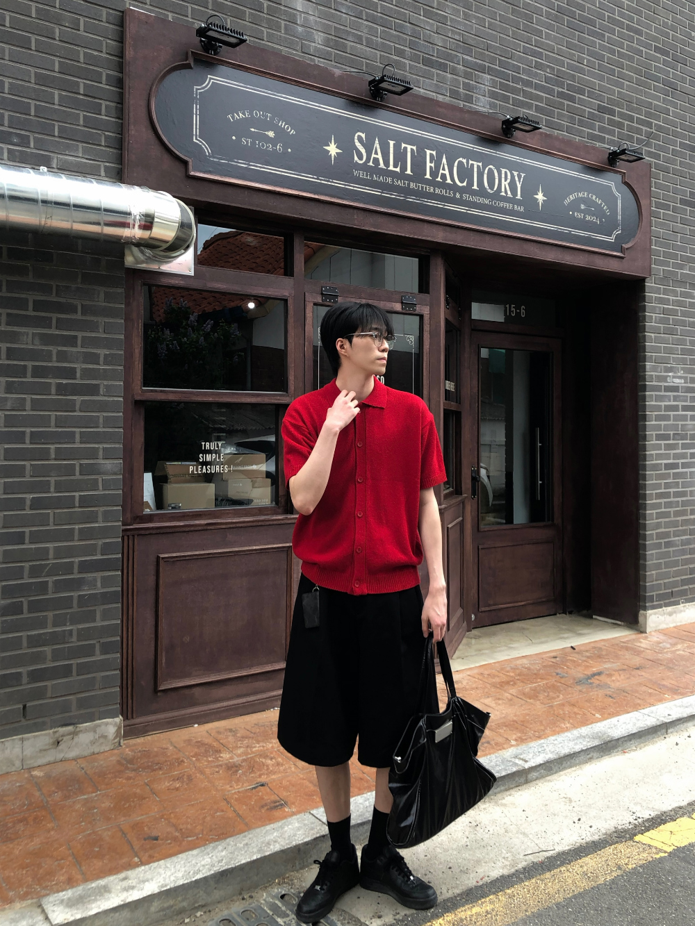 미니 스커트 모델 착용 이미지-S2L15