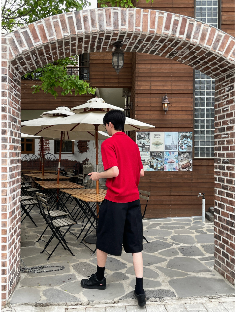 미니 스커트 모델 착용 이미지-S2L3