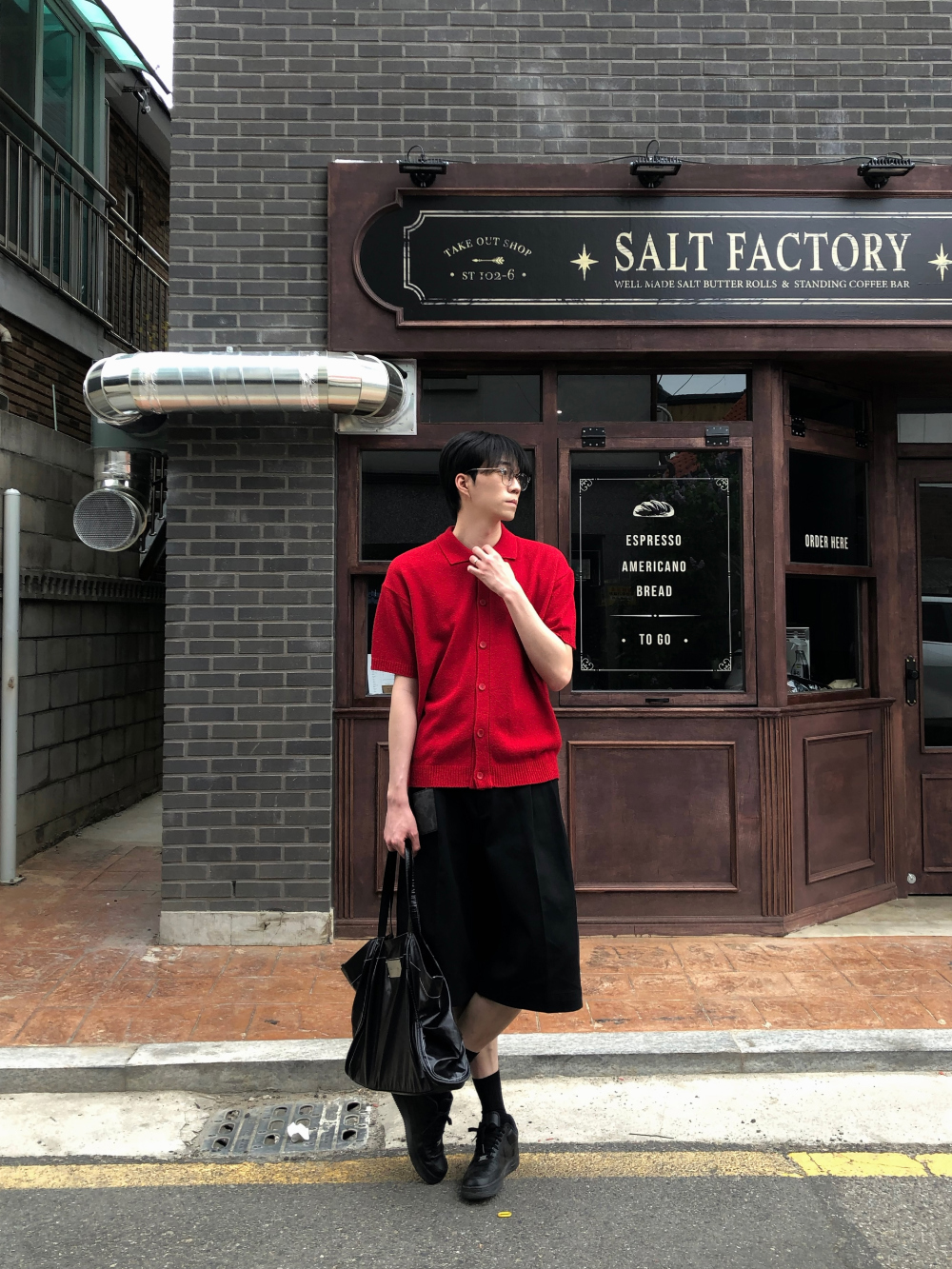 미니 스커트 모델 착용 이미지-S2L7