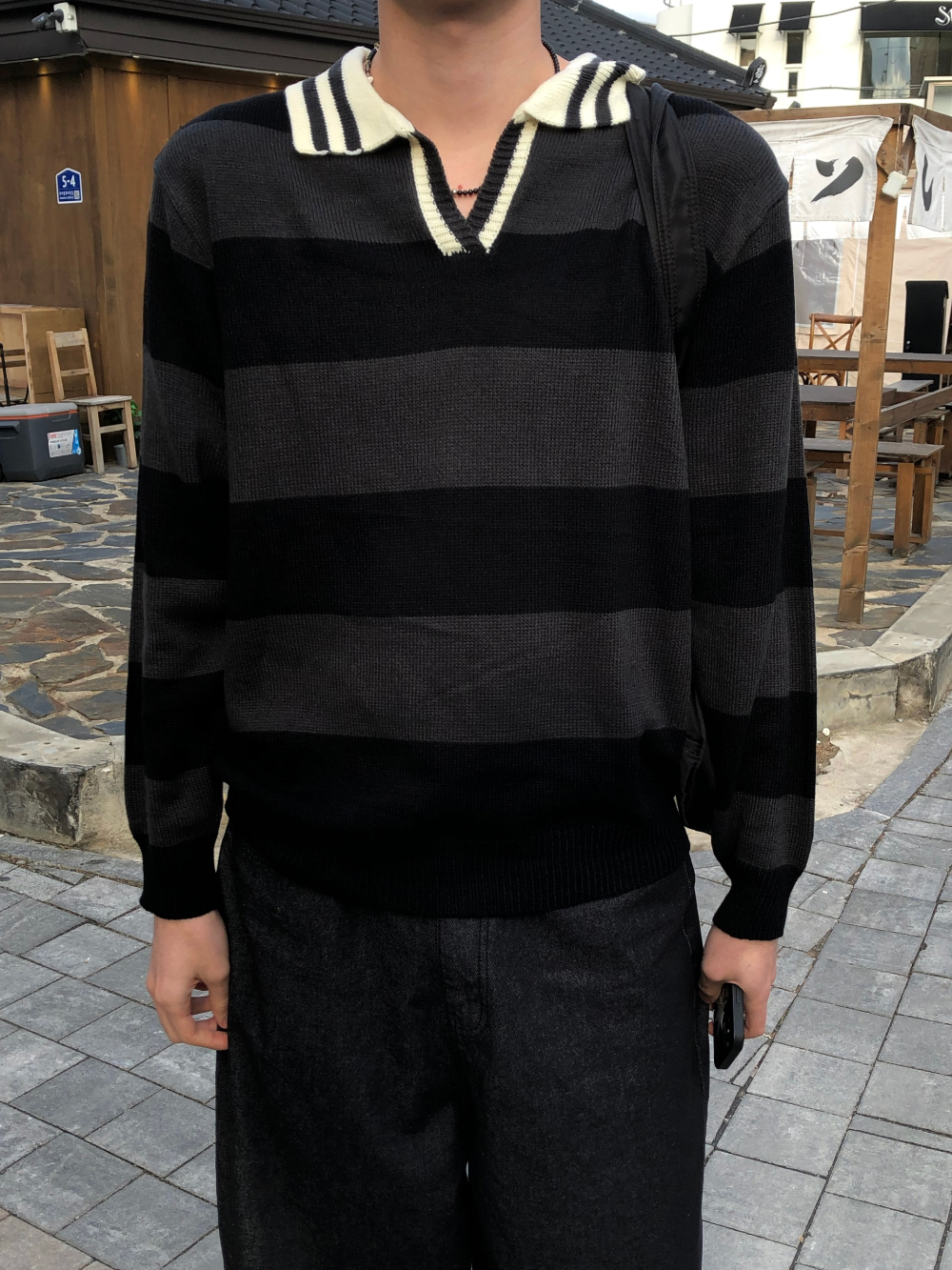 長袖 T 卹模特兒穿著圖片 - S1L29