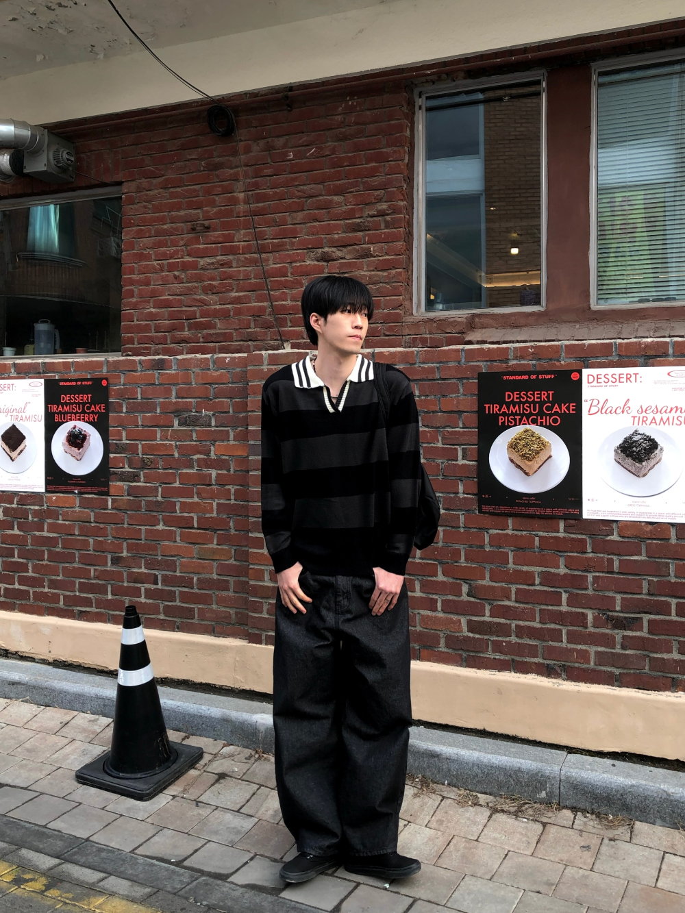 長袖 T 卹模特兒穿著圖片 - S1L22