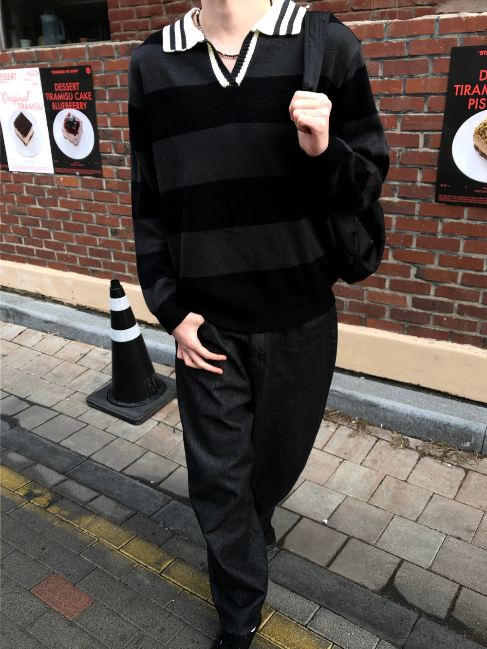 長袖 T 卹模特兒穿著圖片 - S1L27