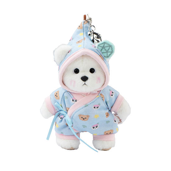 TEDDYTALES SEVENTEEN ボンボンベア　セブチ　S TeddyTales × Seventeen BongBong Bear with Blue Babysuit(15cm)