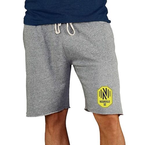 Nashville SC 주류 Terry Tri-Blend Shorts - Gray / Concepts Sport
