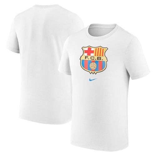 바르셀로나 나이키 크레스트 티셔츠 - 화이트 / Nike
