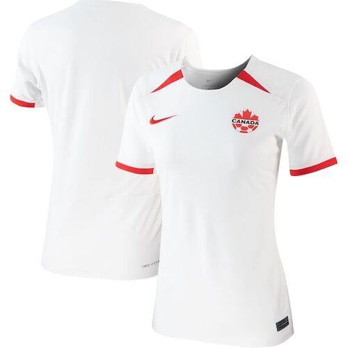 캐나다 여자 대표팀 나이키 여자 2023 원정 레플리카 저지 - 화이트 / Nike