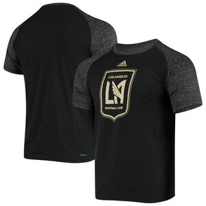 LAFC 아디다스 리디렉션 클리말라이트 래글런 티셔츠 - 블랙 / adidas