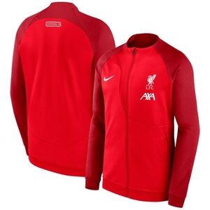 리버풀 나이키 유스 2023/24 아카데미 프로 앤섬 라글란 퍼포먼스 풀집 자켓 - 레드 / Nike