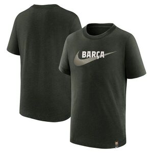 바르셀로나 나이키 유스 스우시 티셔츠 - 올리브 / Nike