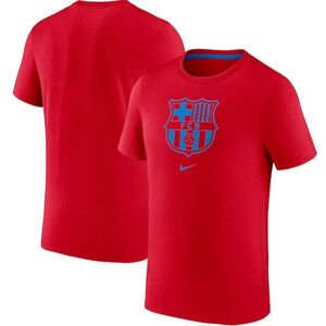 바르셀로나 나이키 팀 크레스트 티셔츠 - 레드 / Nike