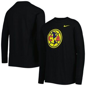 클럽 아메리카 나이키 유스코어 긴팔 티셔츠 - 블랙 / Nike