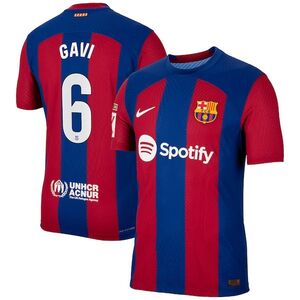 가비 바르셀로나 나이키 2023/24 홈매치 정통 플레이어 저지 - 로얄 / Nike