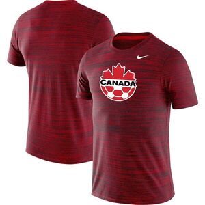캐나다 사커 나이키 프라이머리 로고 벨로시티 레전드 퍼포먼스 티셔츠 - 레드 / Nike