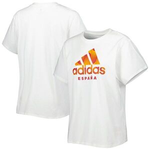 스페인 대표팀 아디다스 여성 DNA 티셔츠 - 화이트 / adidas