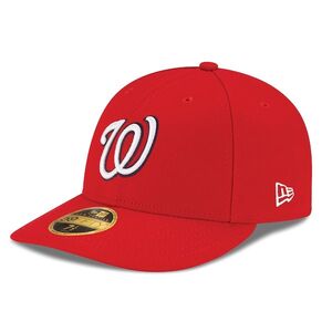 Washington Nationals New Era Game Authentic Collection On-Field 로우 프로파일 5950 핏 모자 - Red /