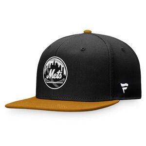 뉴욕 메츠 덕후 브랜드 피팅 모자 - 블랙/카키 / 윌리스포츠 어센틱