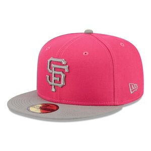 샌프란시스코 자이언츠 뉴에라 투톤 컬러팩 59F 50핏 모자 - 핑크 / New Era