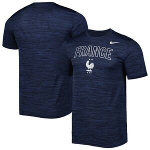 프랑스 국가대표 나이키 락업 벨로시티 레전드 퍼포먼스 티셔츠 - 네이비 / Nike