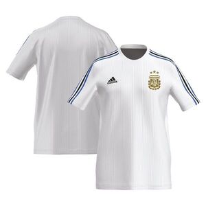 아르헨티나 대표팀 아디다스 DNA 3줄 티셔츠 - 화이트 / adidas