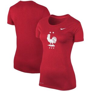 프랑스 국가대표 나이키 여성 레전드 퍼포먼스 티셔츠 - 레드 / Nike