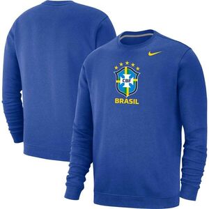브라질 국가대표 나이키 플리스 풀오버 맨투맨 - 로얄 / Nike