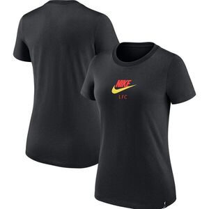 리버풀 나이키 여성 클럽 티셔츠 - 블랙 / Nike