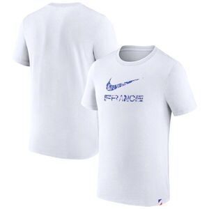 프랑스 국가대표 나이키 스우시 티셔츠 - 화이트 / Nike