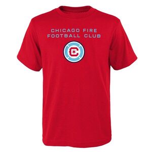 시카고 파이어 유스 하프타임 티셔츠 - 레드 / Outerstuff